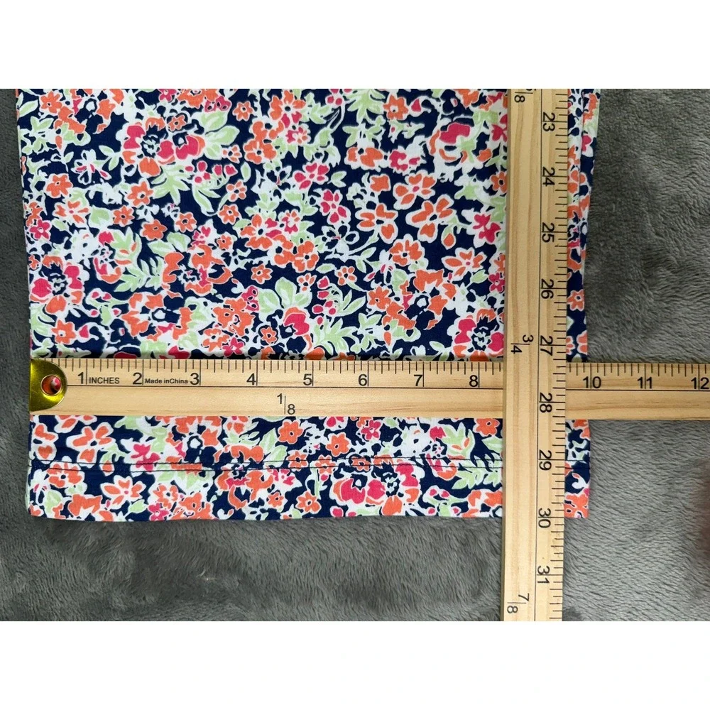 Floral Cotton Pajama Pants XL Multi-color Drawstring Wide Leg RN 60766 A230585